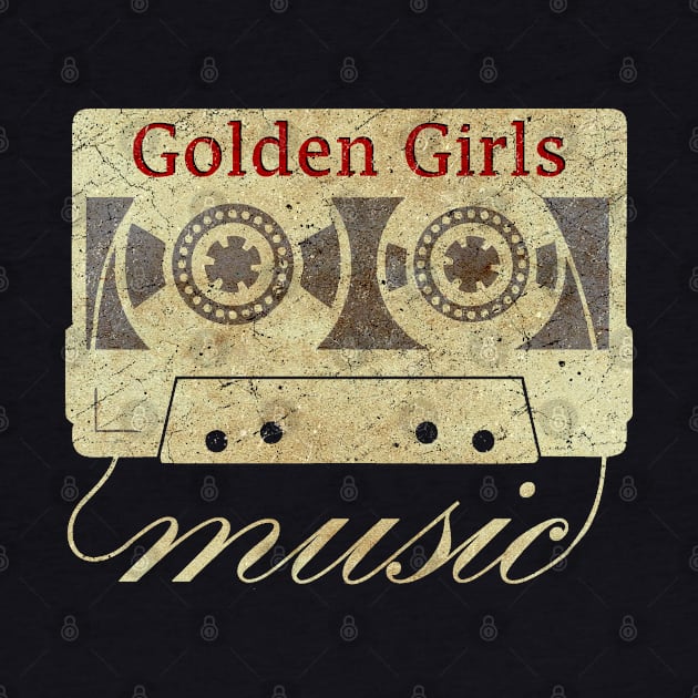 cassette tape Golden Girls vintage, ElaCuteOfficeGirl, by ElaCuteOfficeGirl Waving Hand